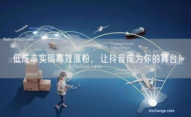 低成本实现高效涨粉，让抖音成为你的舞台！