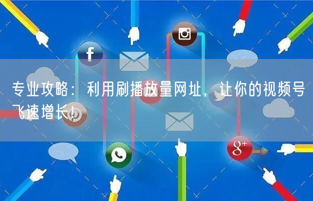 专业攻略:利用刷播放量网址,让你的视频号飞速增长!